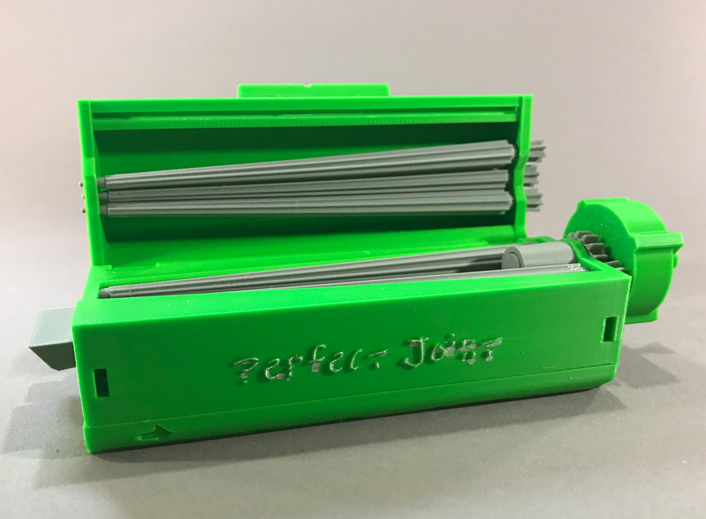 Green Perfect Joint Roller opened